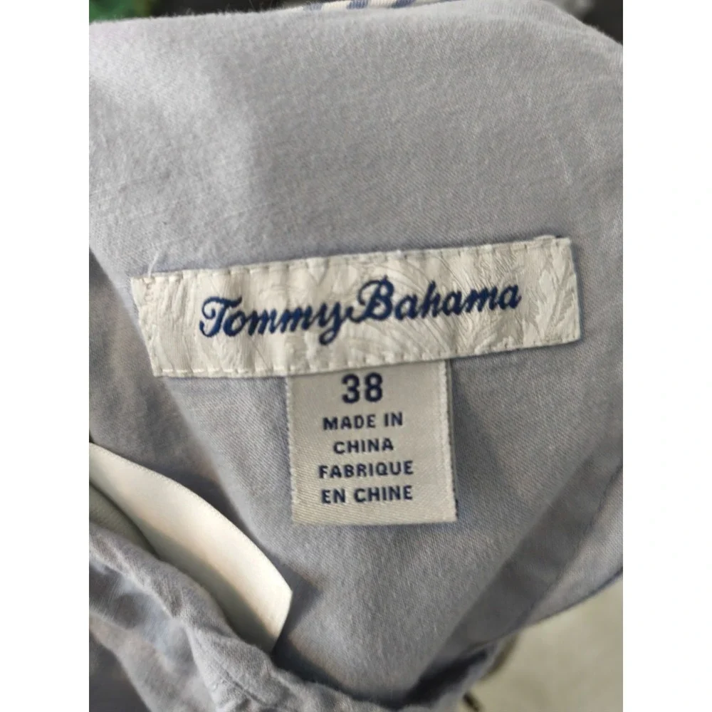 Tommy Bahama Silk Cotton Linen Blend Shorts Mens 38 Beige